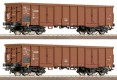66158  Roco 2 Piece Set: Gondola cars CSD